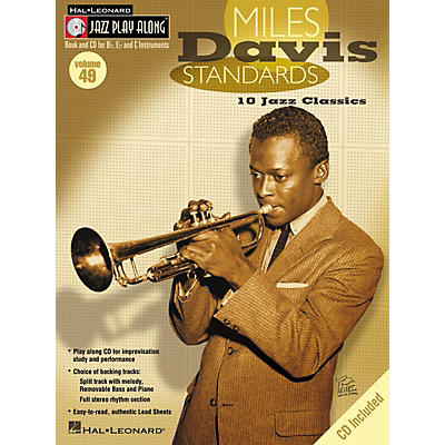 Hal Leonard Miles Davis Standards - Jazz Play Along Volume 49 Book with CD