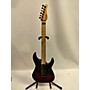 Used Schecter Guitar Research Miles Dimitri Solid Body Electric Guitar Crimson Red Burst