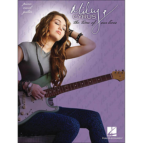 Miley Cyrus The Time Of Our Lives arranged for piano, vocal, and guitar (P/V/G)