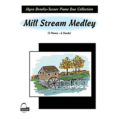 SCHAUM Mill Stream Medley (2 Pianos) Educational Piano Series Softcover