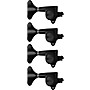 Grover Mini Bass 144 Series Tuning Machines Black Chrome Reverse 4-in-line