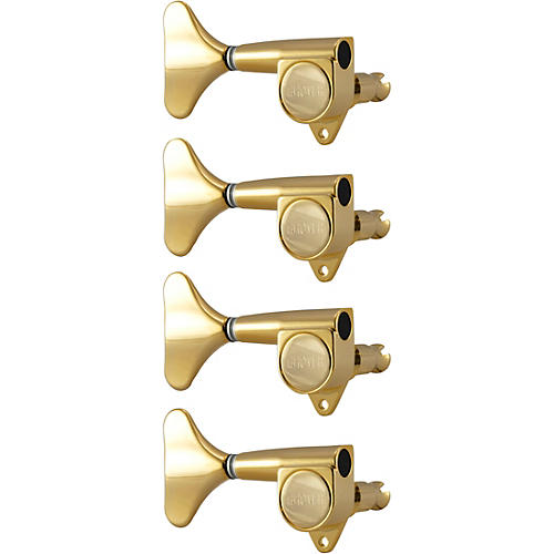 Grover Mini Bass 144 Series Tuning Machines Gold Reverse 4-in-line