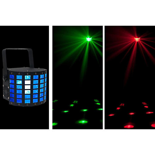 2 Pack ADJ Products American DJ Mini Dekker LED Strobe Kinta Derby Moonflower Light Effect