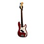 Used Squier Mini P Bass Electric Bass Guitar Candy Apple Red