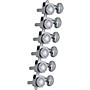 Grover Mini Roto-Grip Locking Rotomatics 505Fv Series Tuning Machines Chrome