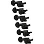 Grover Mini Rotomatics 205 Series Tuning Machines Black Chrome Reverse 6-in-line