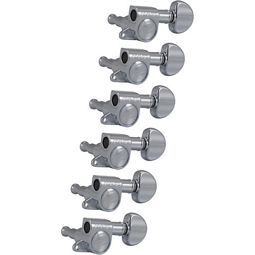 Grover Mini Rotomatics 205 Series Tuning Machines Chrome 6-in-line