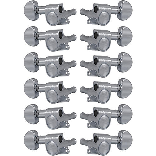 Grover Mini Rotomatics 205 Series Tuning Machines Chrome 6+6