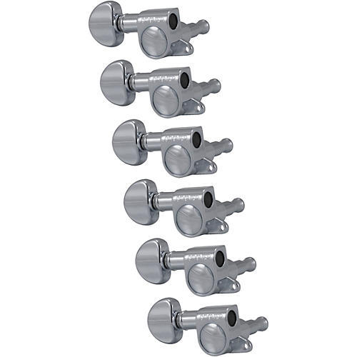 Grover Mini Rotomatics 205 Series Tuning Machines Chrome Reverse 6-in-line