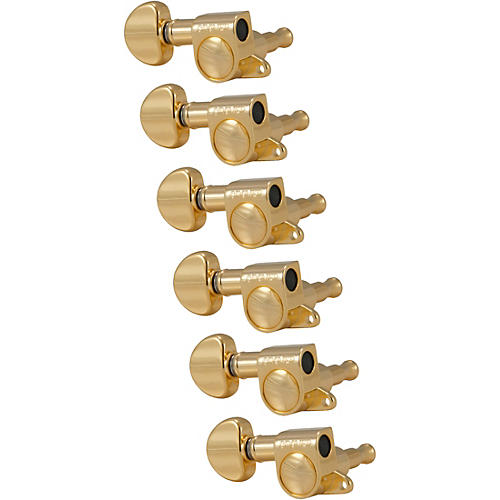 GROVER Mini Rotomatics 205 Series Tuning Machines Gold Reverse 6-in-line