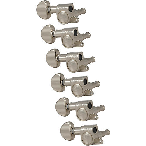 GROVER Mini Rotomatics 205 Series Tuning Machines Nickel Reverse 6-in-line