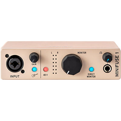 Arturia MiniFuse 1 USB-C Audio Interface - Champagne