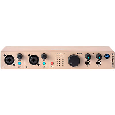 Arturia MiniFuse 4 USB-C Audio Interface - Champagne