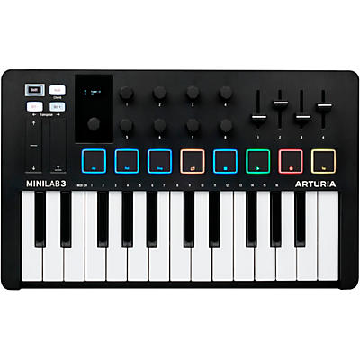 Arturia MiniLab 3 25-Key Hybrid Keyboard Controller -