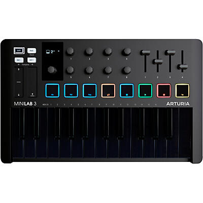 Arturia MiniLab 3 25-Key Hybrid Keyboard Controller -