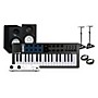 Arturia MiniLab 3 37-Key Controller Bundle With Minifuse 2 Interface, Yamaha HS5 Monitor Pair and Stands/Cables - Black
