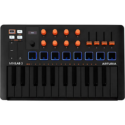 Arturia MiniLab 3 MIDI Controller Orange Edition