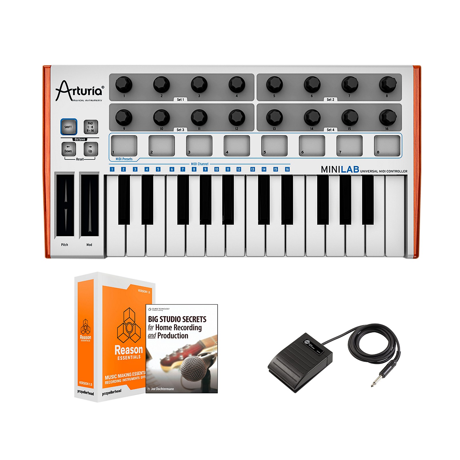 Arturia Minilab Keyboard Controller Package 1 