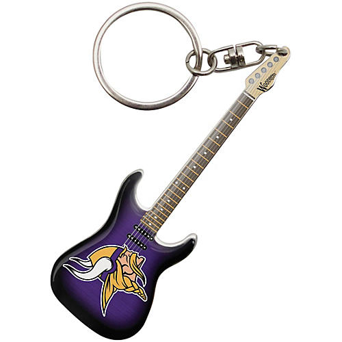 Minnesota Vikings Electric Guitar Keychain