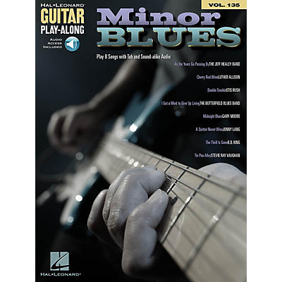 Hal Leonard Minor Blues (Guitar Play-Along Volume 135) Guitar Play-Along Series Softcover Audio Online by Various