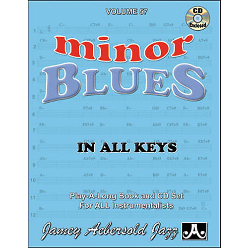 Minor Blues In All Keys Play-Along Book and CD