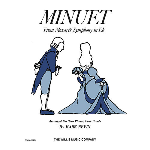 Minuet from Symphony in E Flat (2 Pianos, 4 Hands/Later Elem Level) Willis Series by Mozart