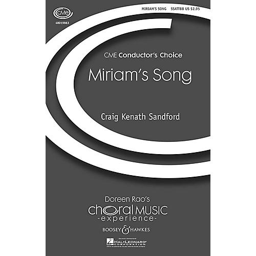 Boosey and Hawkes Miriam's Song Percussion Composed by Craig Kenath Sandford