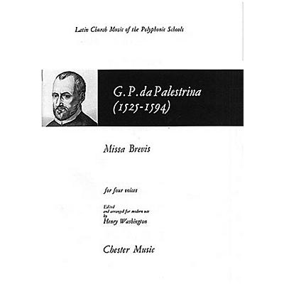 CHESTER MUSIC Missa Brevis SATB Composed by Giovanni de Palestrina