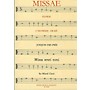 Editio Musica Budapest Missa L'homme armé (SATB) Composed by Josquin des Prés