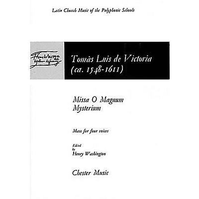 CHESTER MUSIC Missa O Magnum Mysterium (Mass for 4 Voices) SATB Composed by Tomás Luis de Victoria