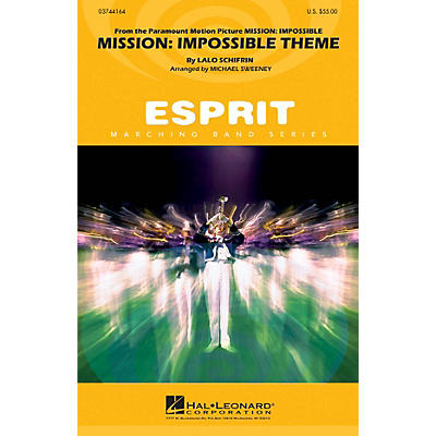 Hal Leonard Mission: Impossible Theme Marching Band Level 3 Arranged by Michael Sweeney