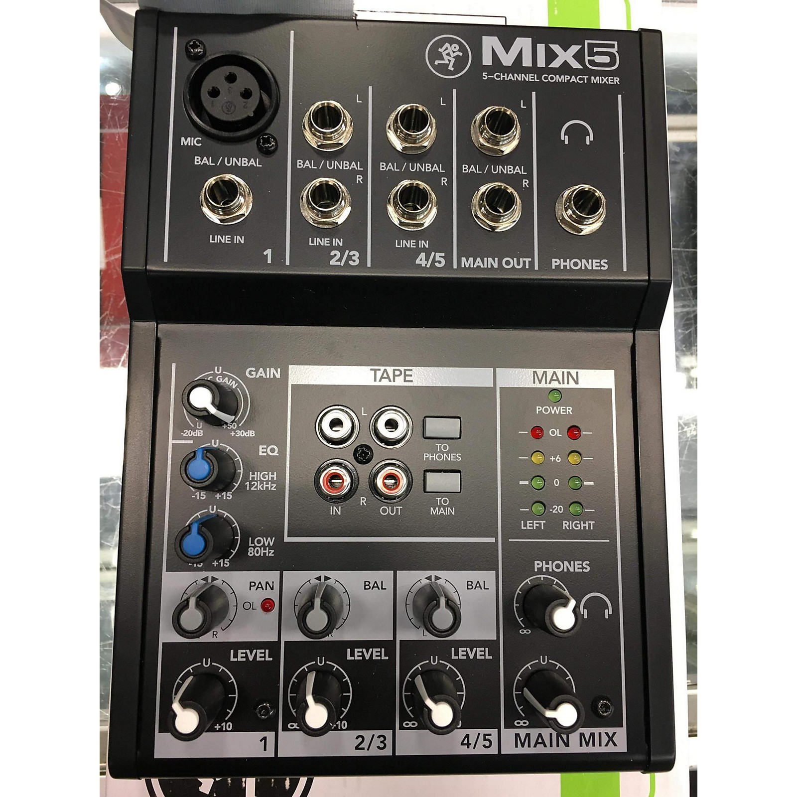 Used Mackie Mix 5 Powered Mixer | Musician's Friend