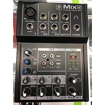 Mackie Mix 5 Powered Mixer