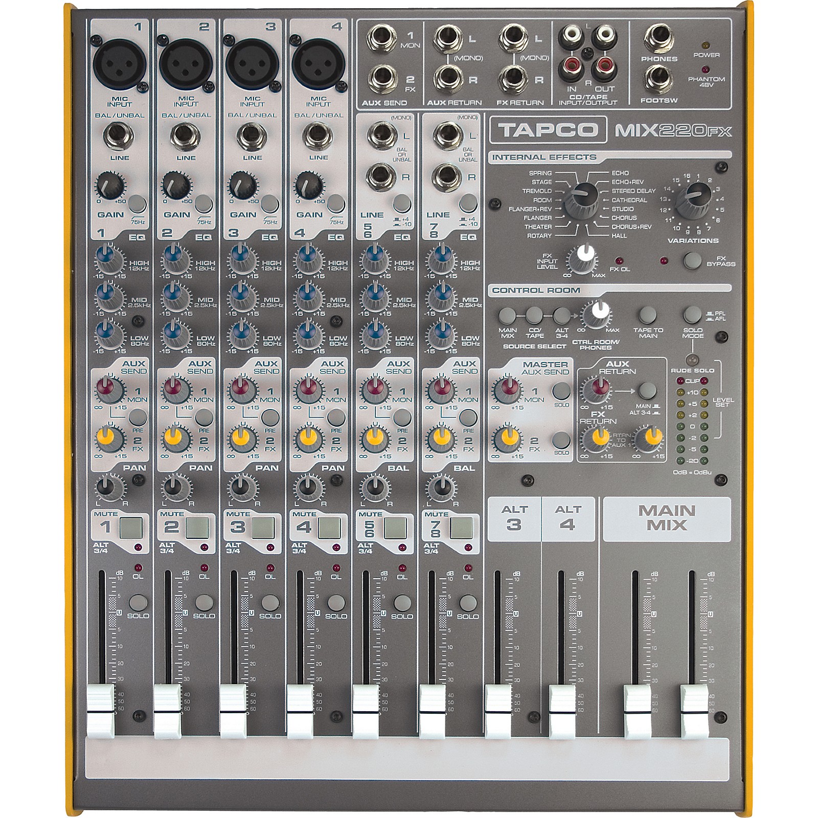 Tapco Mix.220FX Compact Mixer with Effects Musician