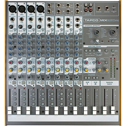 Tapco Mix.260FX Compact Mixer With Effects | Musician's Friend