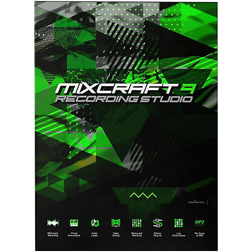 Mixcraft 9 Recording Studio EDU / Multi-Track Recording Workstation (Download)