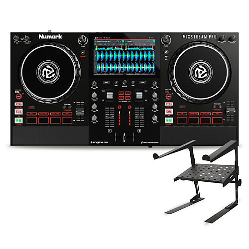 Mixstream Pro Standalone DJ Controller With Laptop Stand