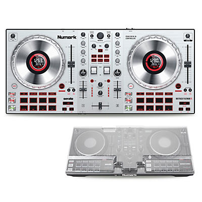 Numark Mixtrack Platinum FX Silver DJ Controller with Decksaver