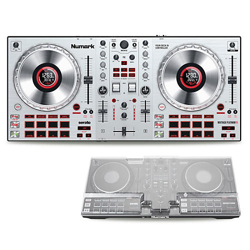 Mixtrack Platinum FX Silver DJ Controller with Decksaver