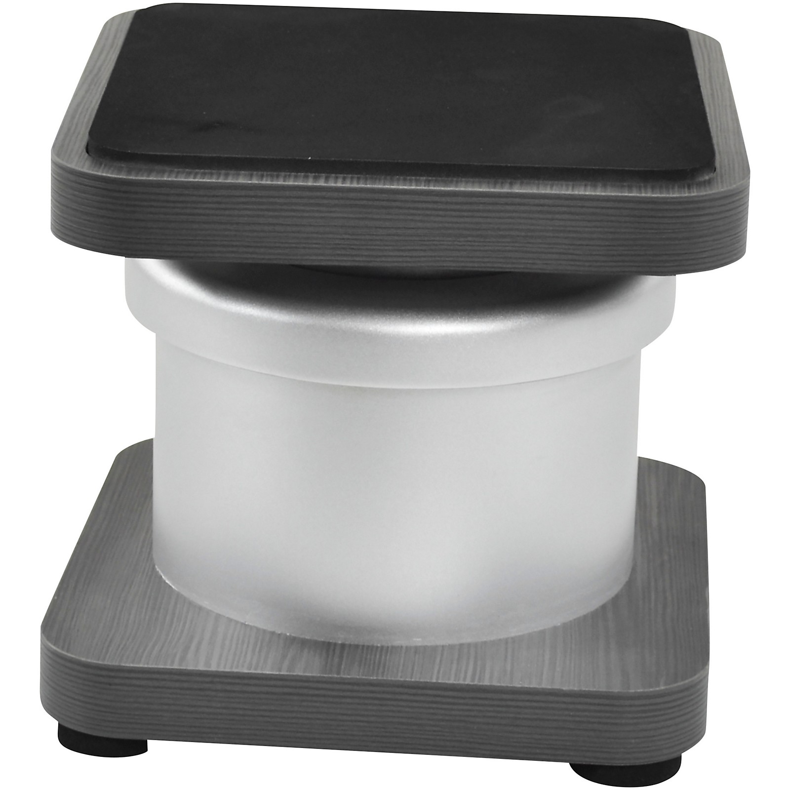 Zaor Miza DStand Desktop Speaker Stand Pair Titanium/Wenge