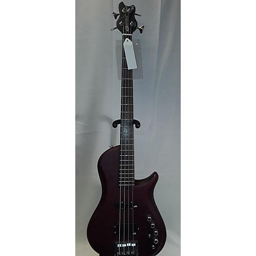Brubaker Mjsc-4 Electric Bass Guitar Maroon