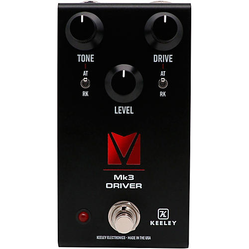 Keeley Mk3 Driver Andy Timmons Full Range Overdrive Effects Pedal Black