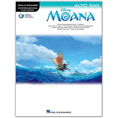 Hal Leonard Moana for Alto Sax - Instrumental Play-Along Book/Audio Online