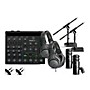 Mackie MobileMix Content Creator Bundle With AT2040 Microphones & ATH-M20X Headphones
