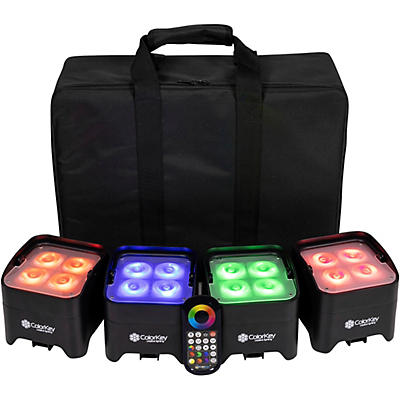 ColorKey MobilePar Mini Hex 4 MKII LED Uplight 4-Pack