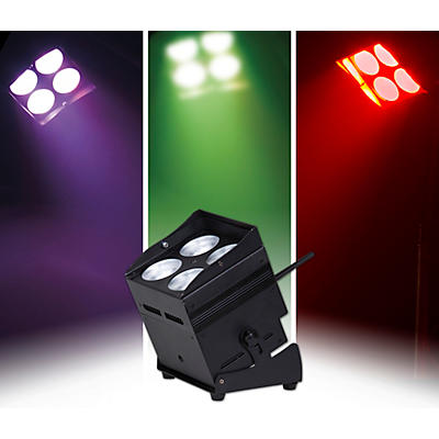 ColorKey MobilePar QUAD 4 2.4GHz W-DMX Wireless, Cordless RGBAW+UV LED PAR Wash Light