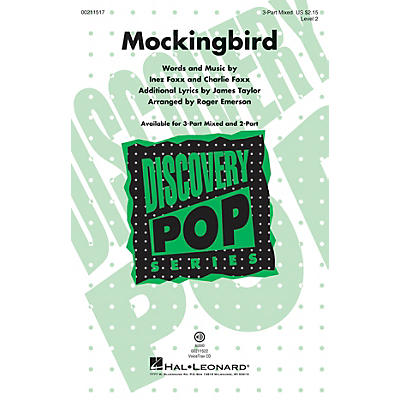 Hal Leonard Mockingbird (Discovery Level 2) VoiceTrax CD Arranged by Roger Emerson