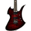 B.C. Rich Mockingbird Extreme Exotic With EverTune Electric Guitar Cyan BlueBlack Cherry