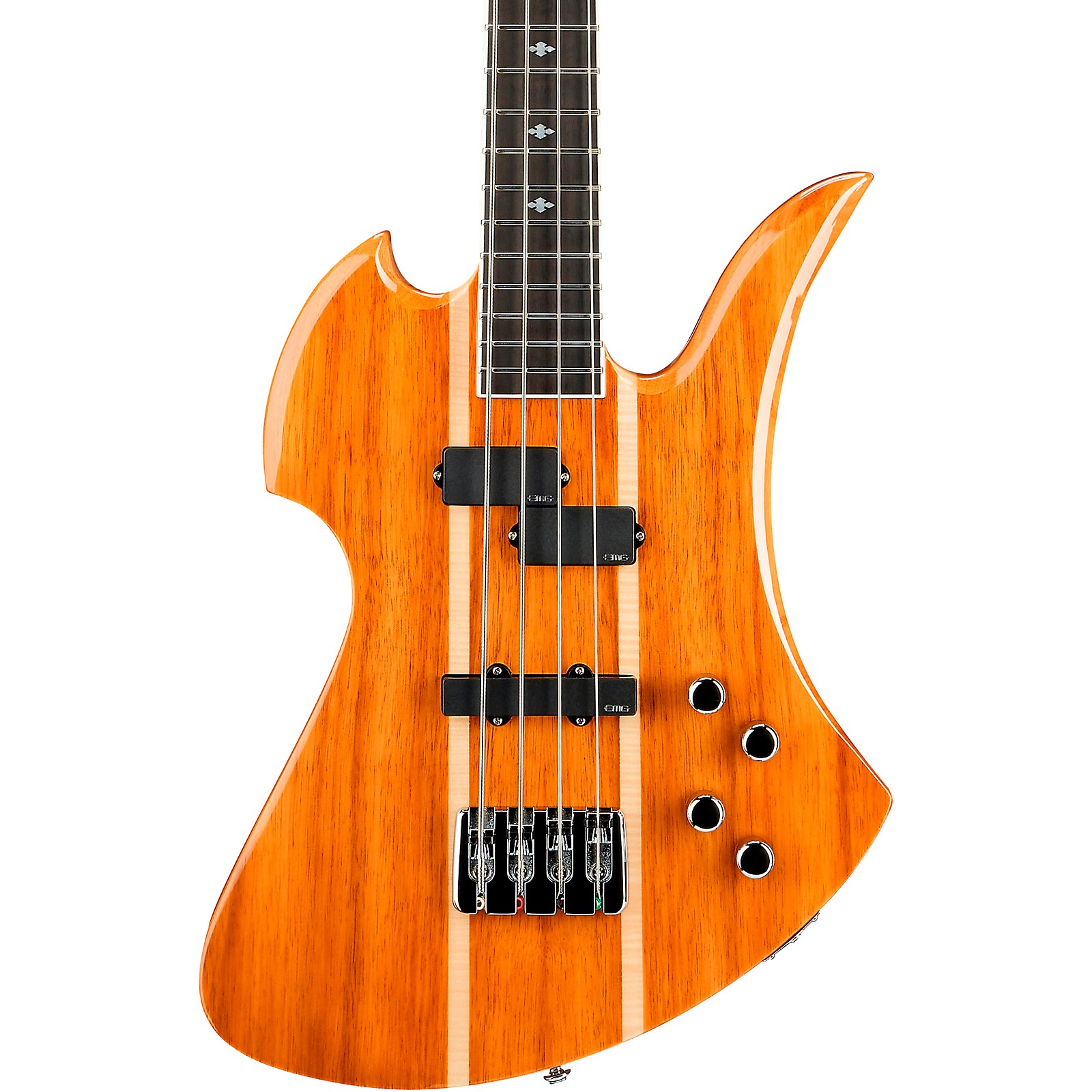 B.C. Rich Mockingbird Heritage Classic Electric Bass Koa | Musician's ...