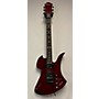 Used B.C. Rich Mockingbird Legacy Solid Body Electric Guitar Trans Red